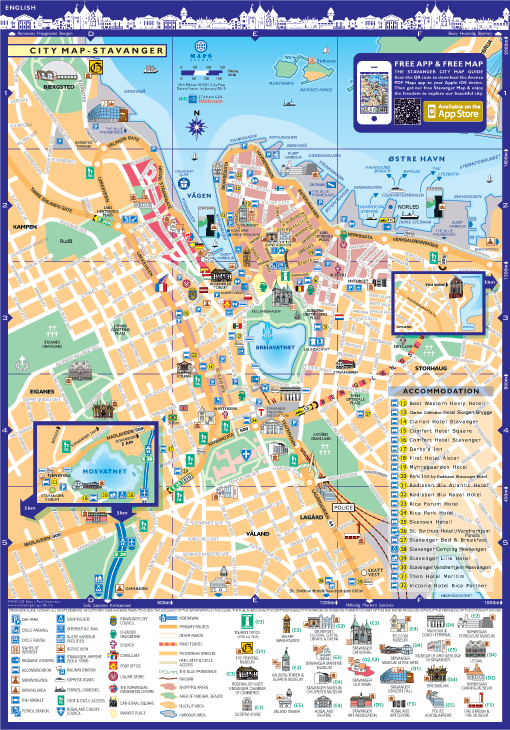 Stavanger City Map